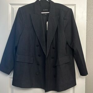ELOQUII Pinstripe Blazer